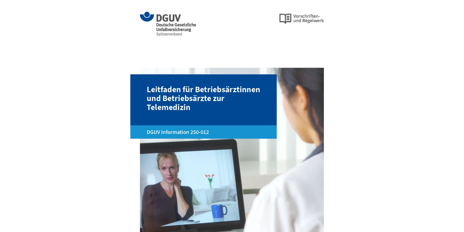 DGUV Information 250-012: Neuer Leitfaden zur Telemedizin für Betriebsärzte